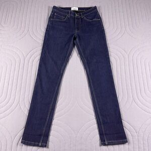 DU/ER Jeans Womens 27x32 All Weather Blue Denim Slim Stretch Coolmax Org. Cotton